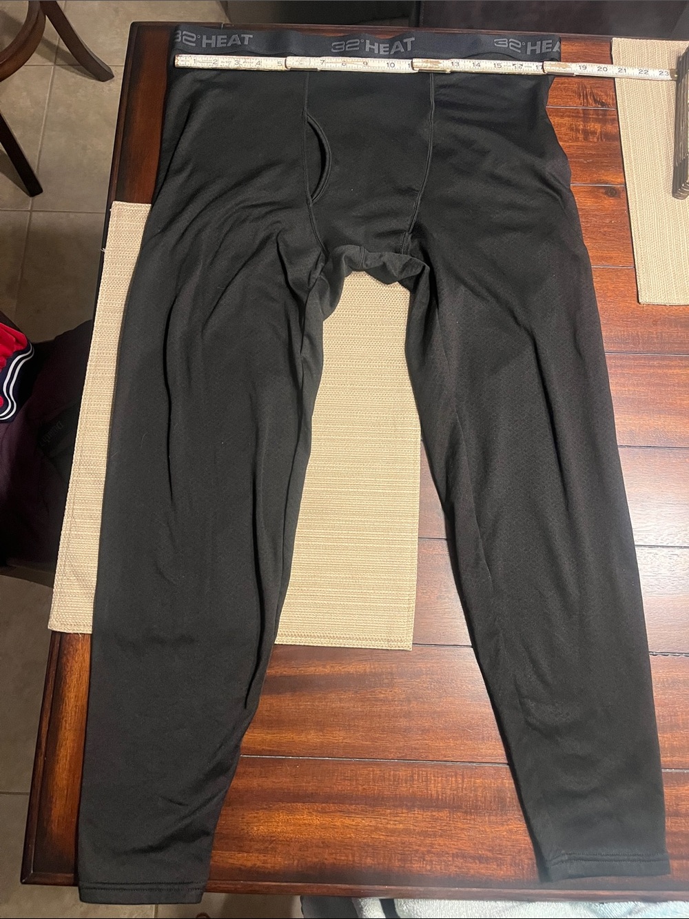 Item 80…32 Degrees Men's Black Thermal Long Johns base layer xl